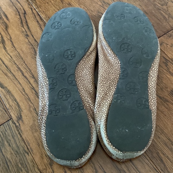 Tory Burch Reva brown stingray ballet flats, 8.5 - Picture 5 of 6